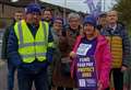 Moray UHI lecturers take to picket lines