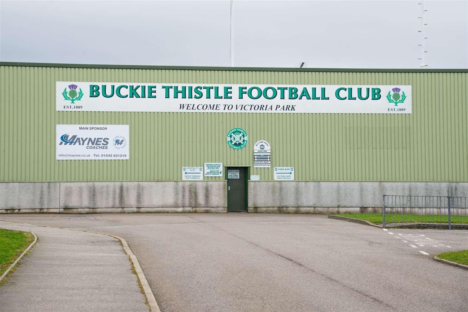 Victoria Park - home of Highland Football League club Buckie Thistle FC...Picture: Daniel Forsyth..