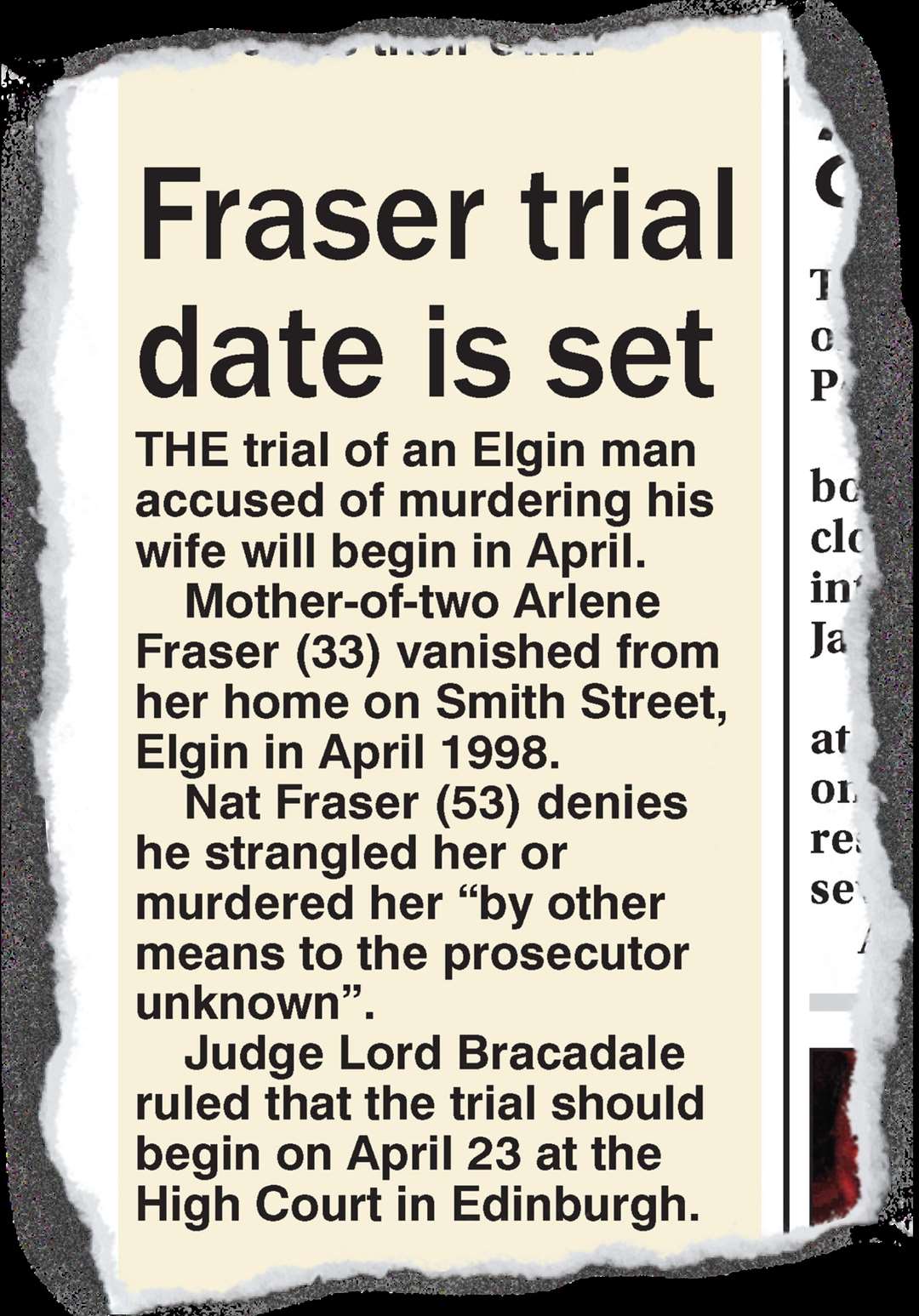 This story appeared in the Northern Scot, Feb 24, 2012...Picture: Northern Scot