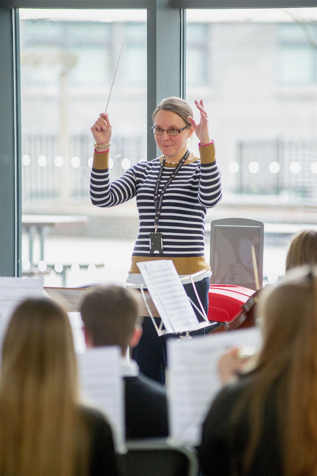Principal teacher of music at Elgin Academy Helen Ross is among those judging the contest...Picture: Daniel Forsyth